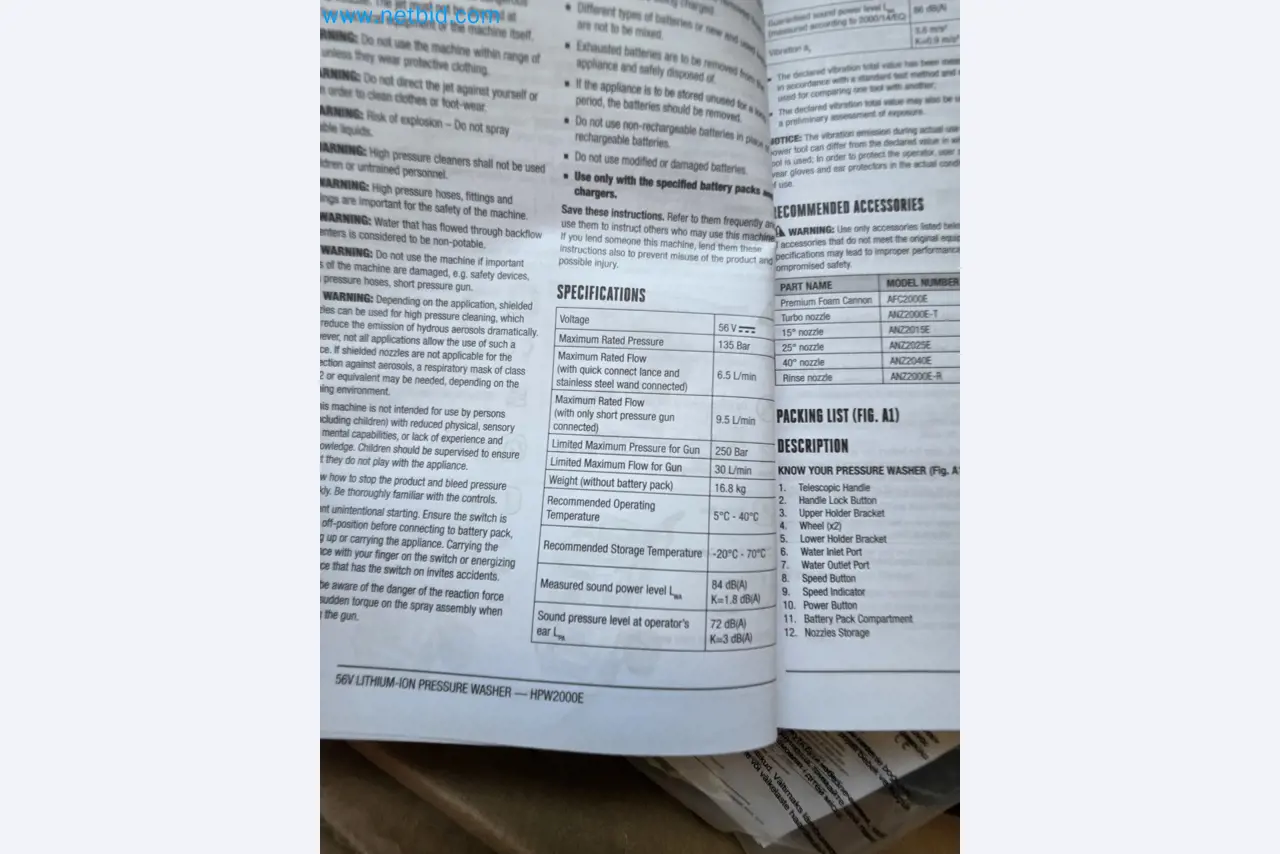 Auktion - EGO-Elektrowerkzeugen ungenutzt-4