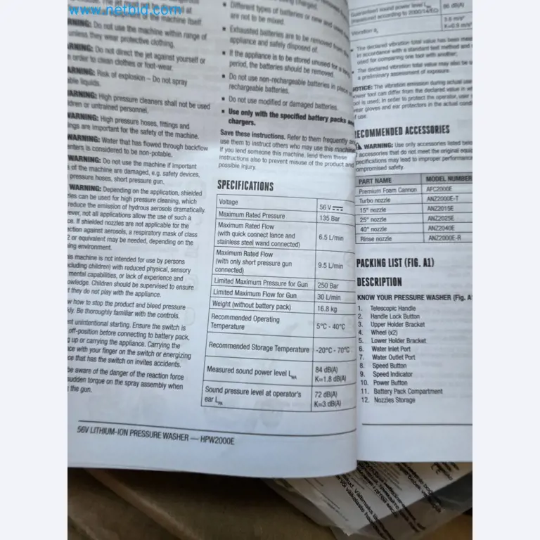 Auktion - EGO-Elektrowerkzeugen ungenutzt-4