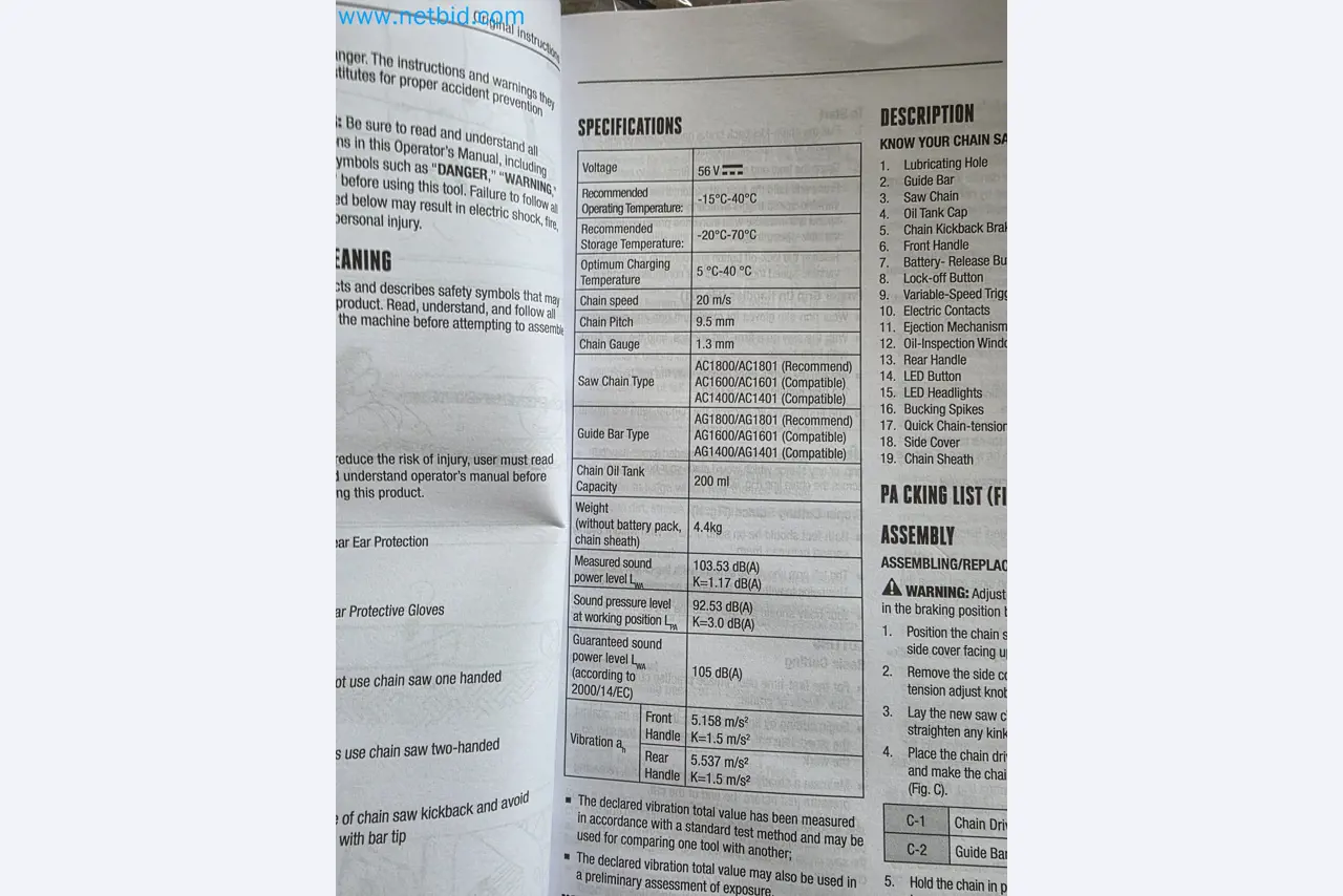 Auktion - EGO-Elektrowerkzeugen ungenutzt-4