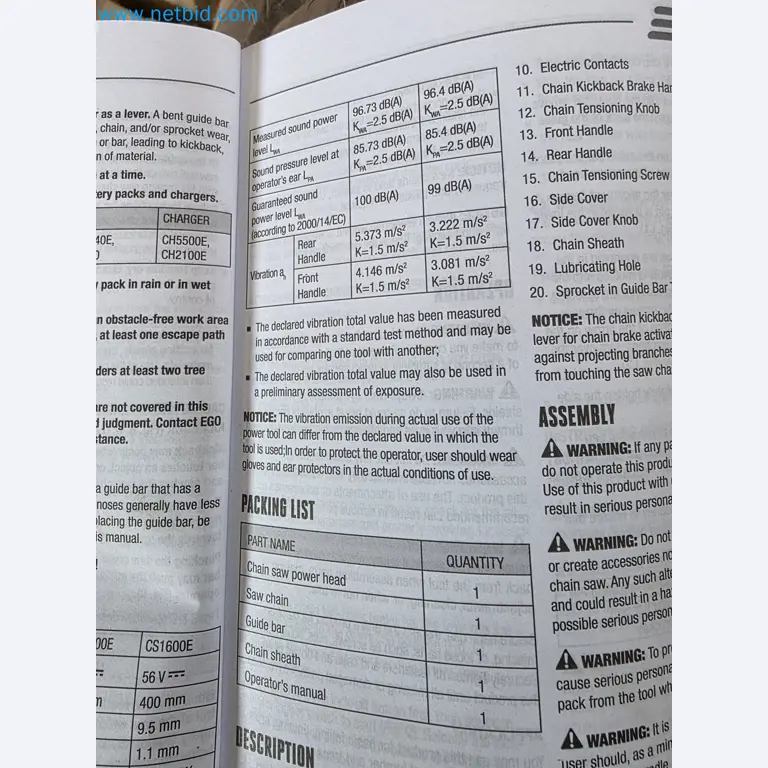 Auktion - EGO-Elektrowerkzeugen ungenutzt-8