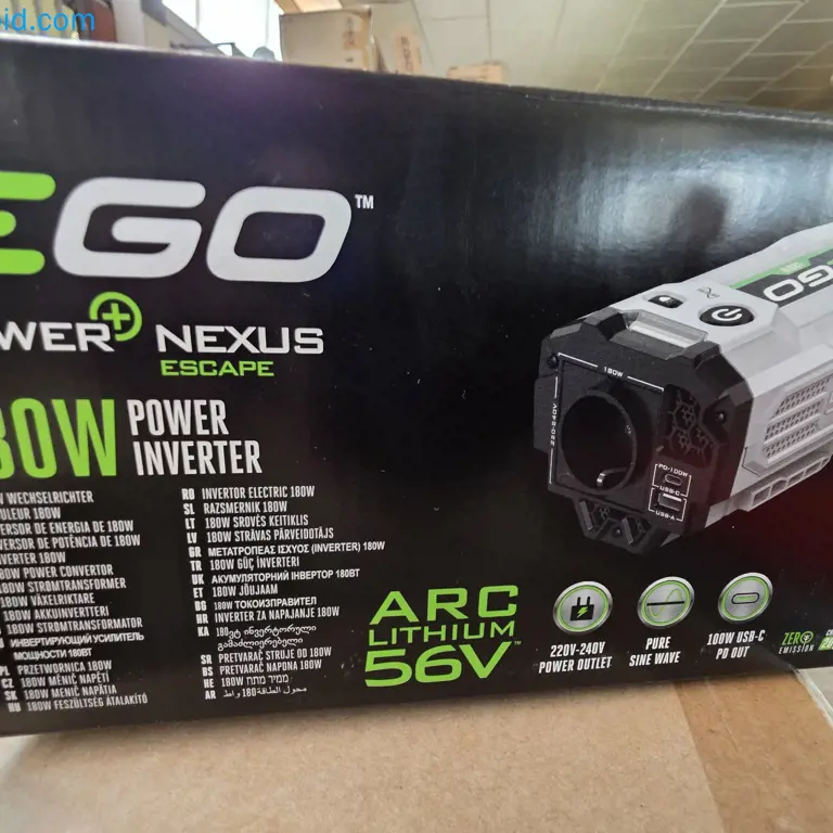 Inversor de corriente EGO POWER PAD1800E