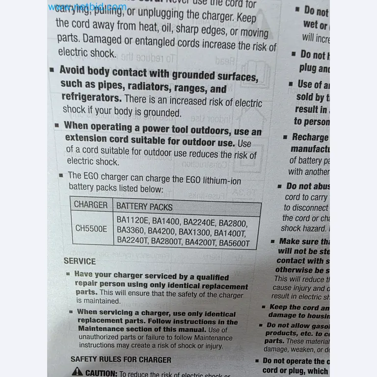 Auktion - EGO-Elektrowerkzeugen ungenutzt-5