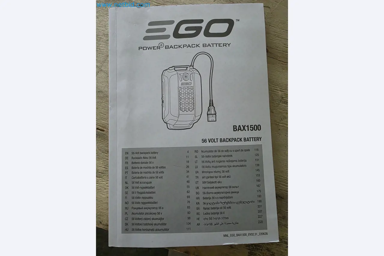 Auktion - EGO-Elektrowerkzeugen ungenutzt-2