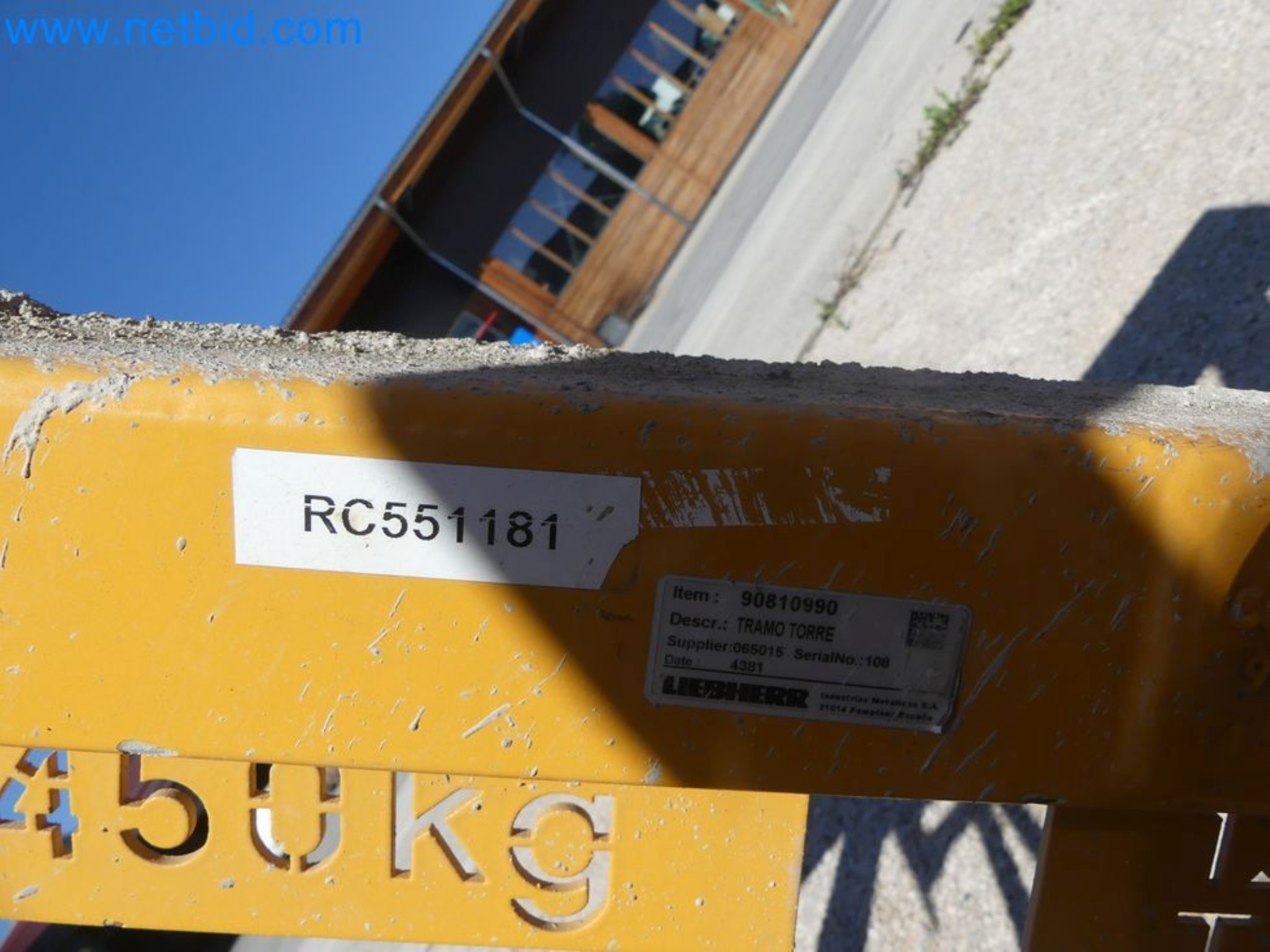 Zuraw wiezowy - Zuraw górnoobrotowy LIEBHERR-74