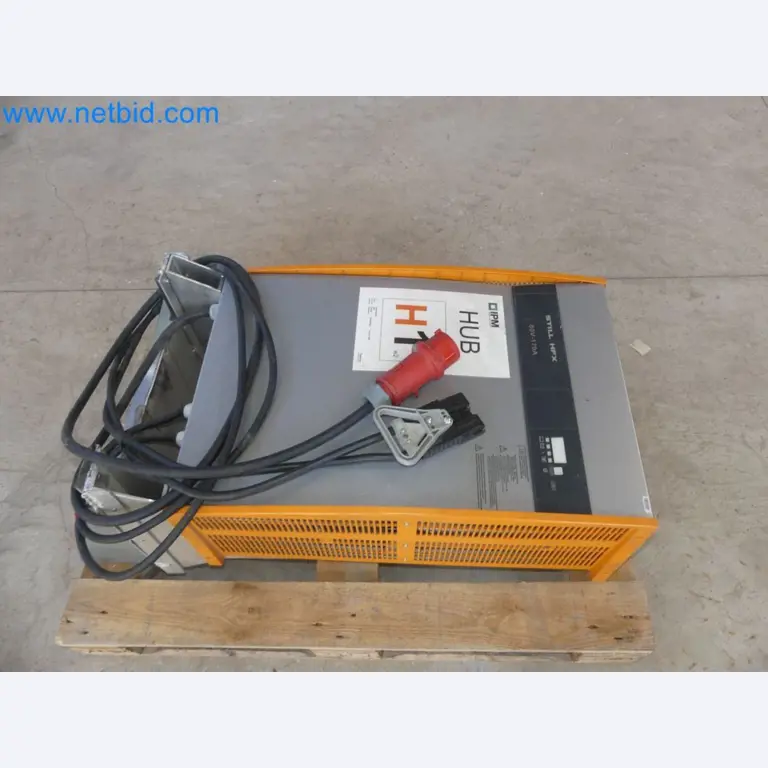 Hyundai 40B-9 electric front forklift truck with Still HFX 80V-170A charger-49