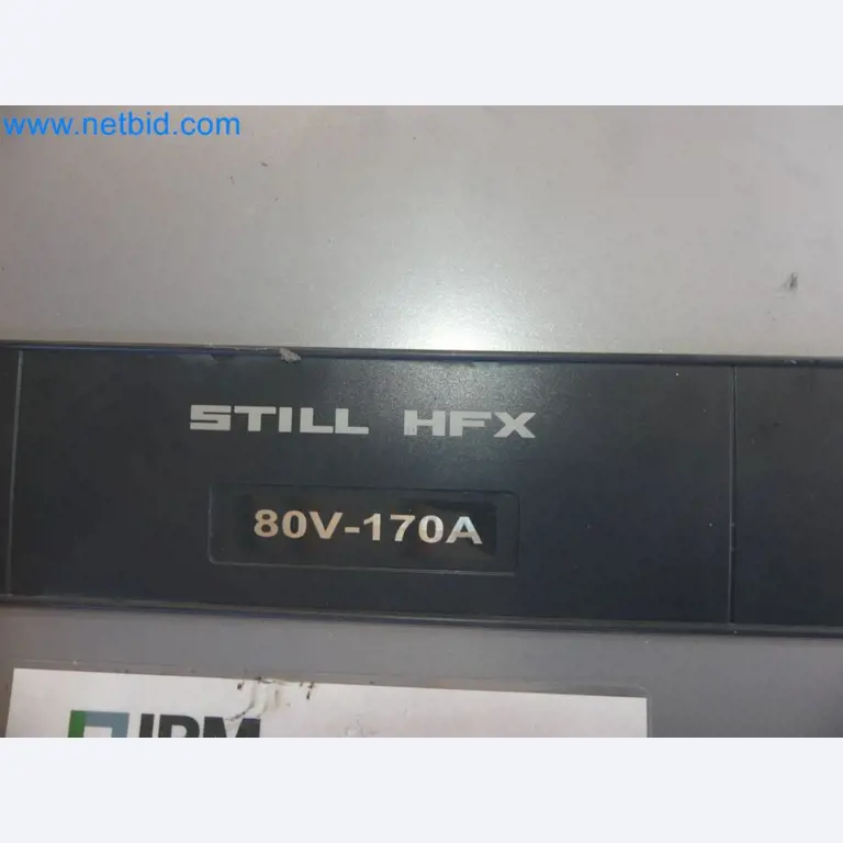 Hyundai 40B-9 electric front forklift truck with Still HFX 80V-170A charger-50