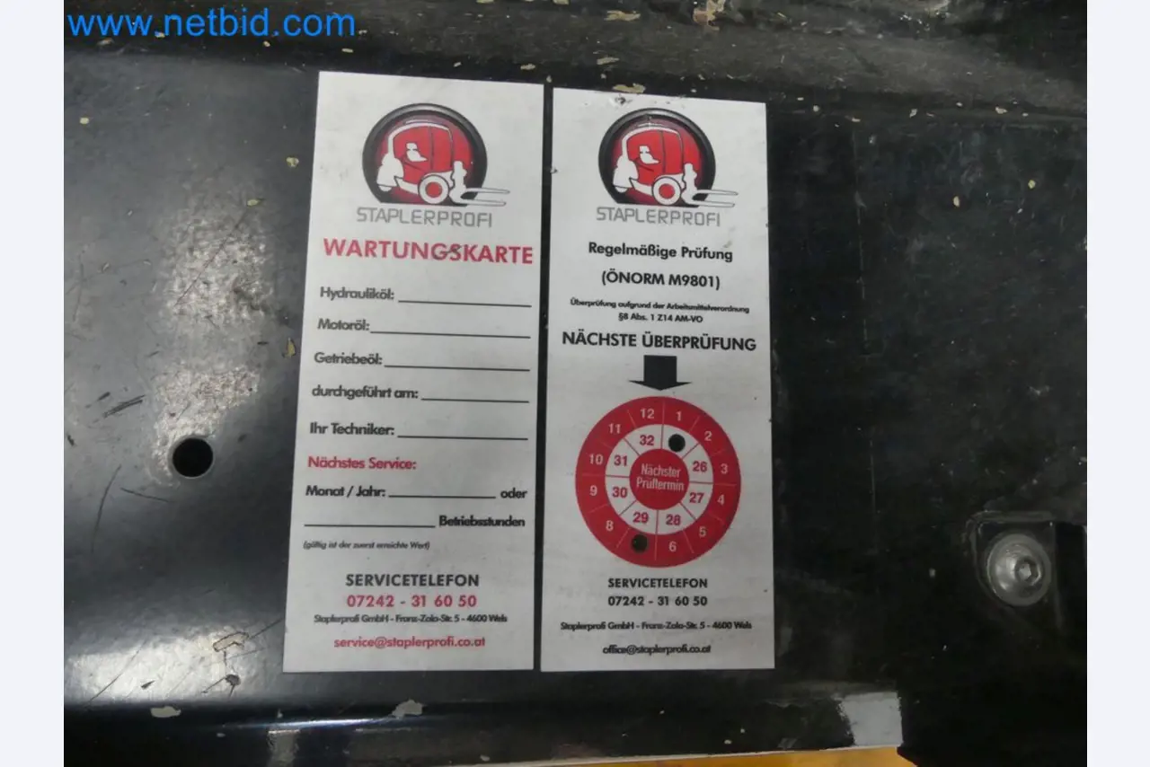 Hyundai 40B-9 electric front forklift truck with Still HFX 80V-170A charger-75