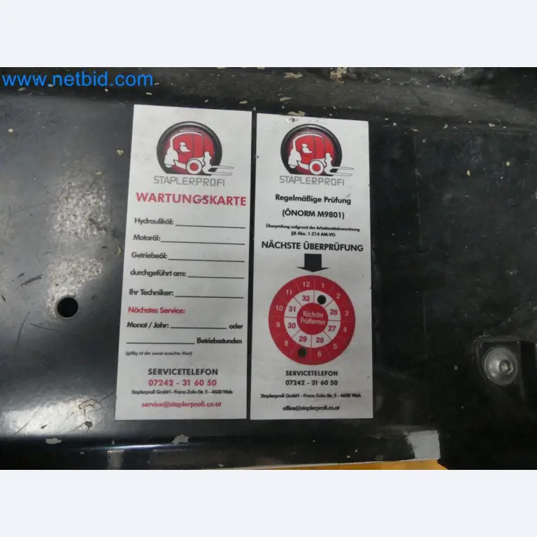 Hyundai 40B-9 electric front forklift truck with Still HFX 80V-170A charger-75