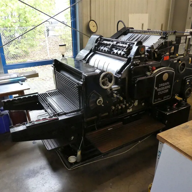 Drucktiegel Heidelberg Cylinder