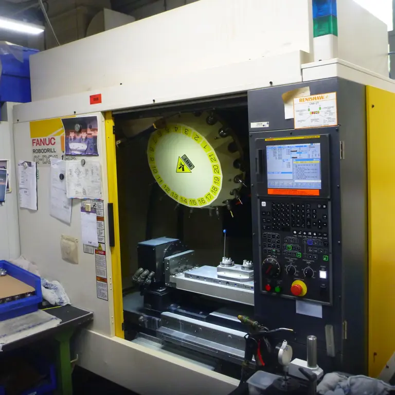 CNC Vertical Machining Center (3) Fanuc Robodrill Alfa-T21 iB5