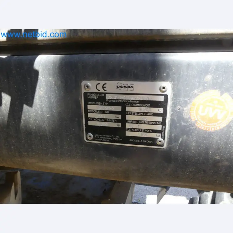 Mobilbagger DOOSAN DX165W -58