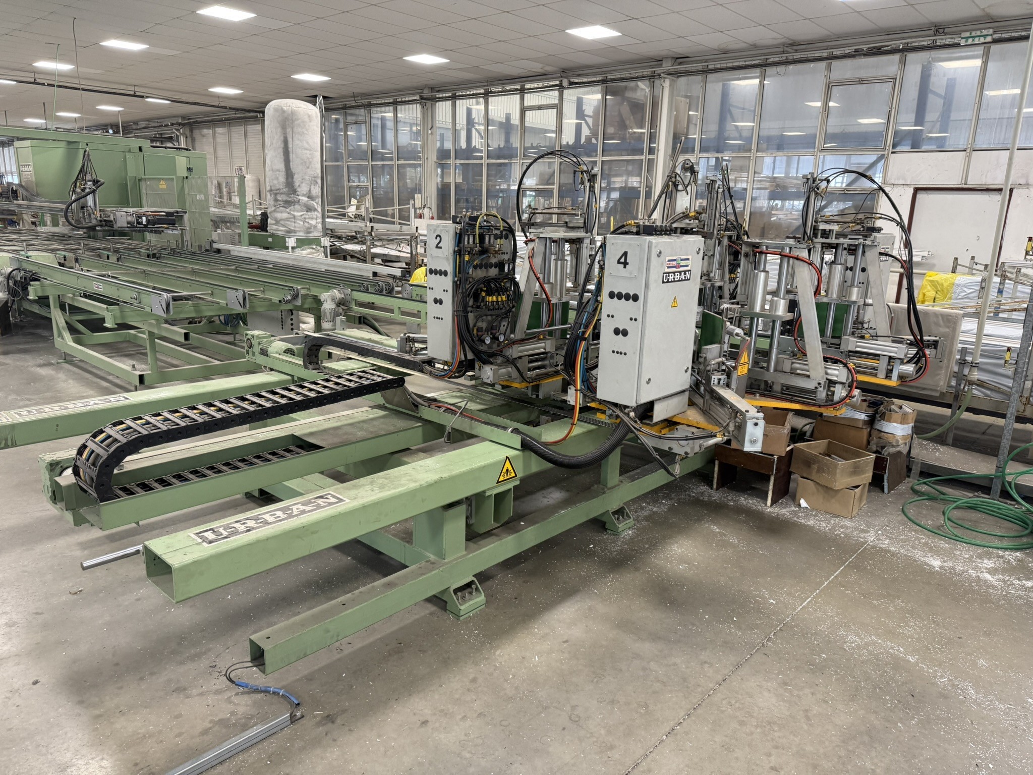 Machines for the production of plastic windows-4