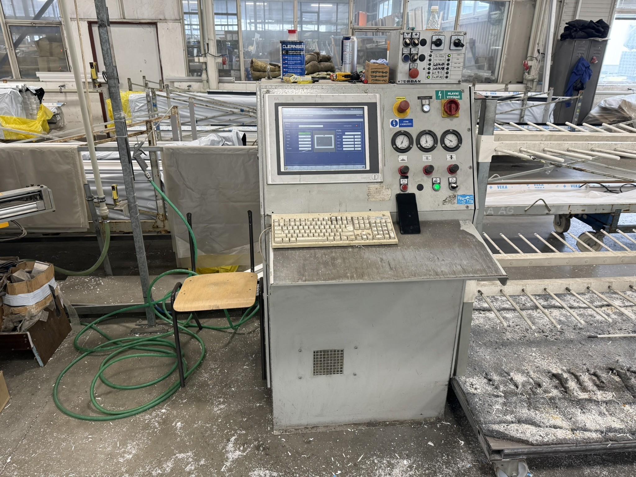 Machines for the production of plastic windows-5