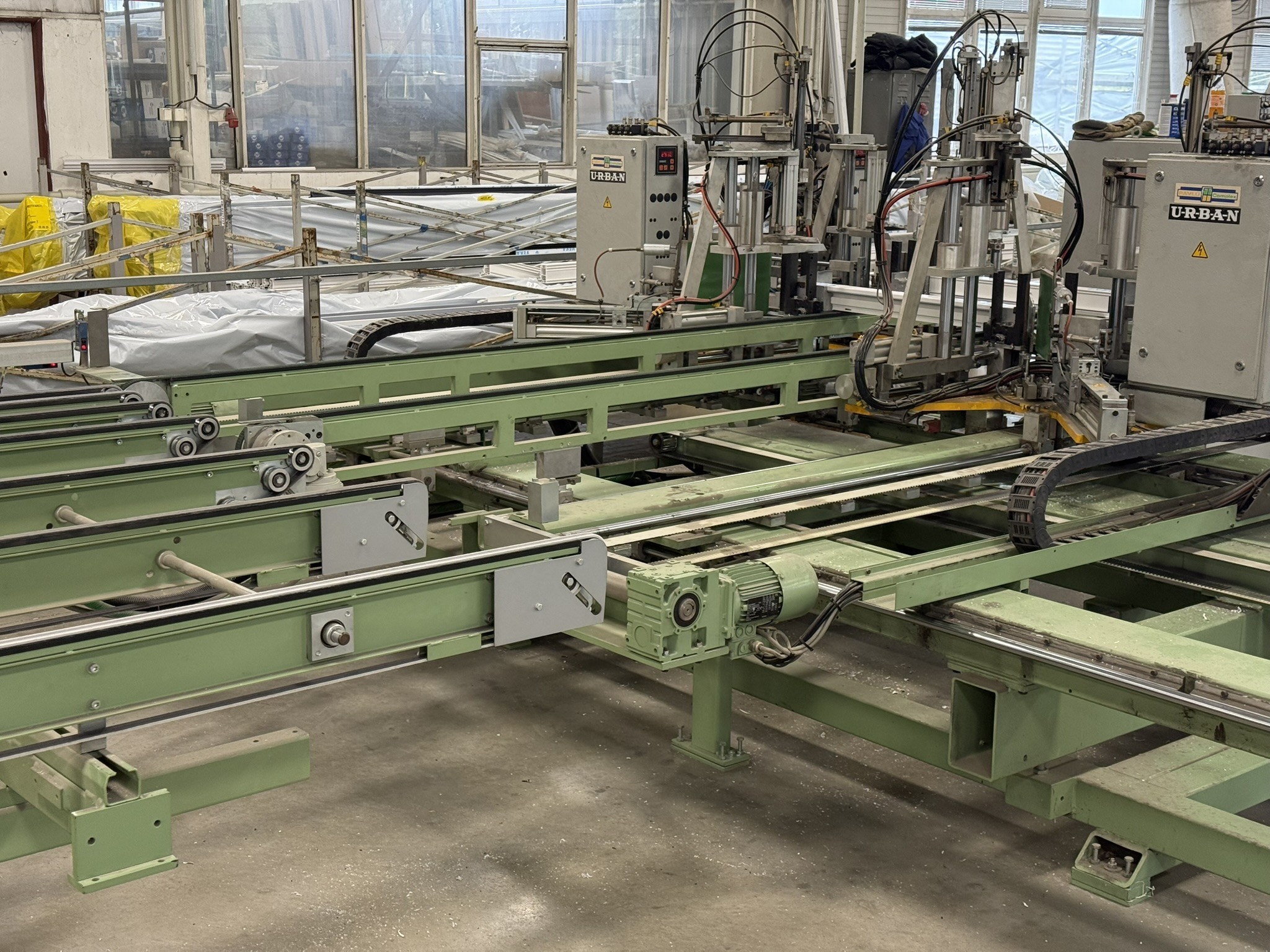 Machines for the production of plastic windows-8