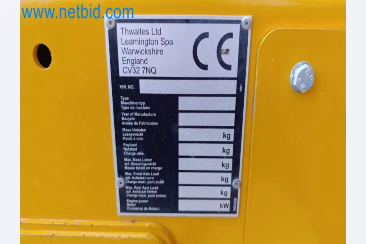 Dumper THWAITES MACH 2264 AD -34