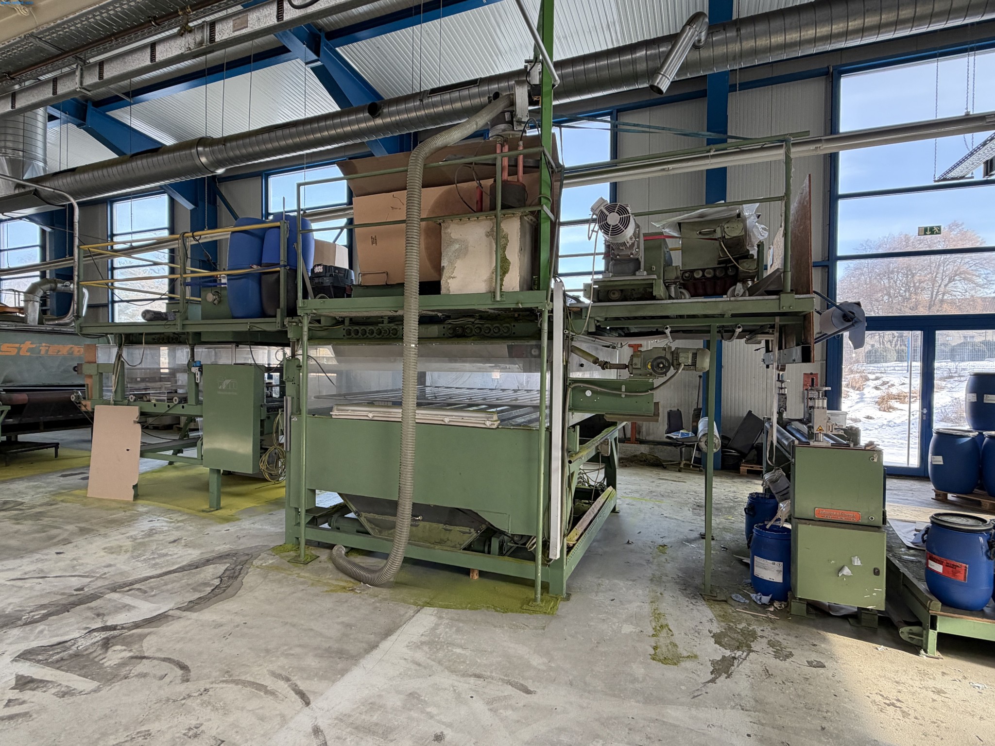 Operating equipment of a technical flocking company - flocking systems, surface technology-1