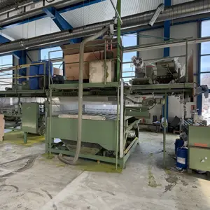 Operating equipment of a technical flocking company