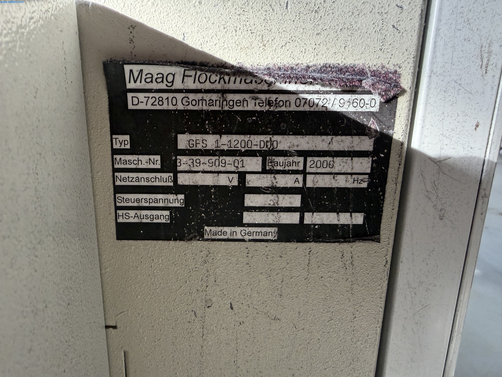 Operating equipment of a technical flocking company-3