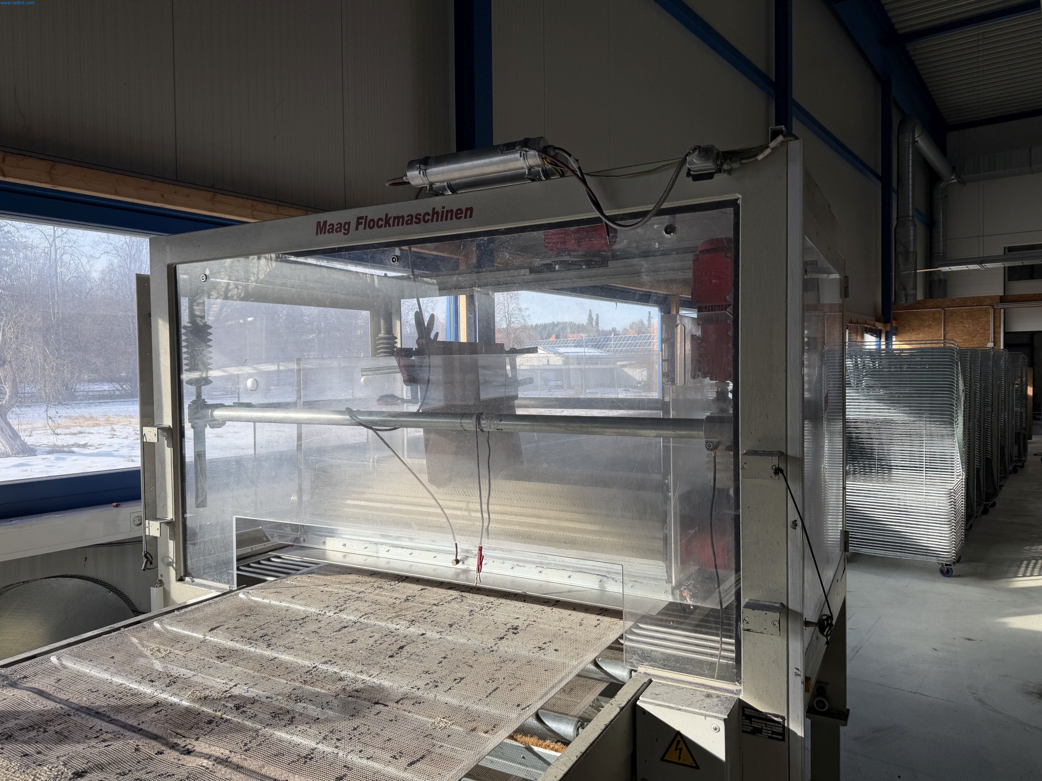 Operating equipment of a technical flocking company-5