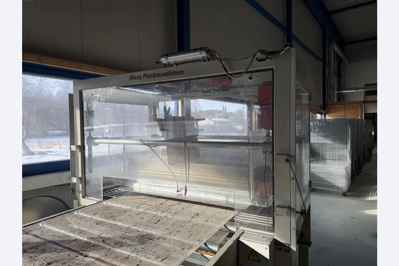 Operating equipment of a technical flocking company-5