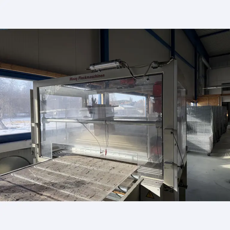 Operating equipment of a technical flocking company-5