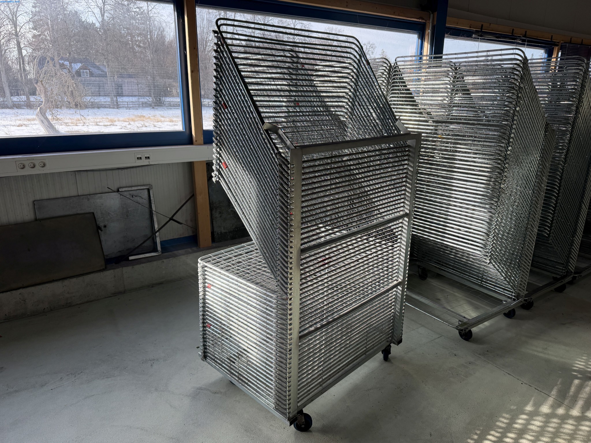 Operating equipment of a technical flocking company-4