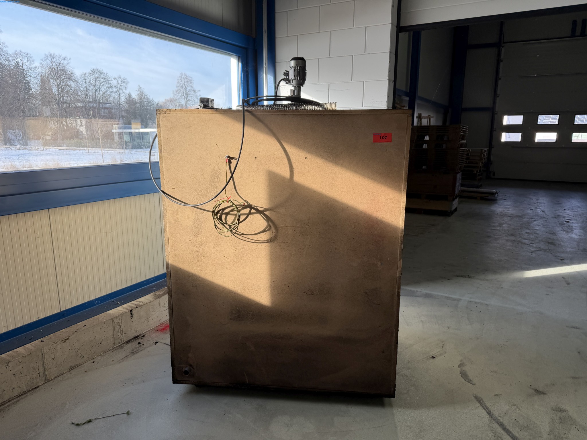 Operating equipment of a technical flocking company-1