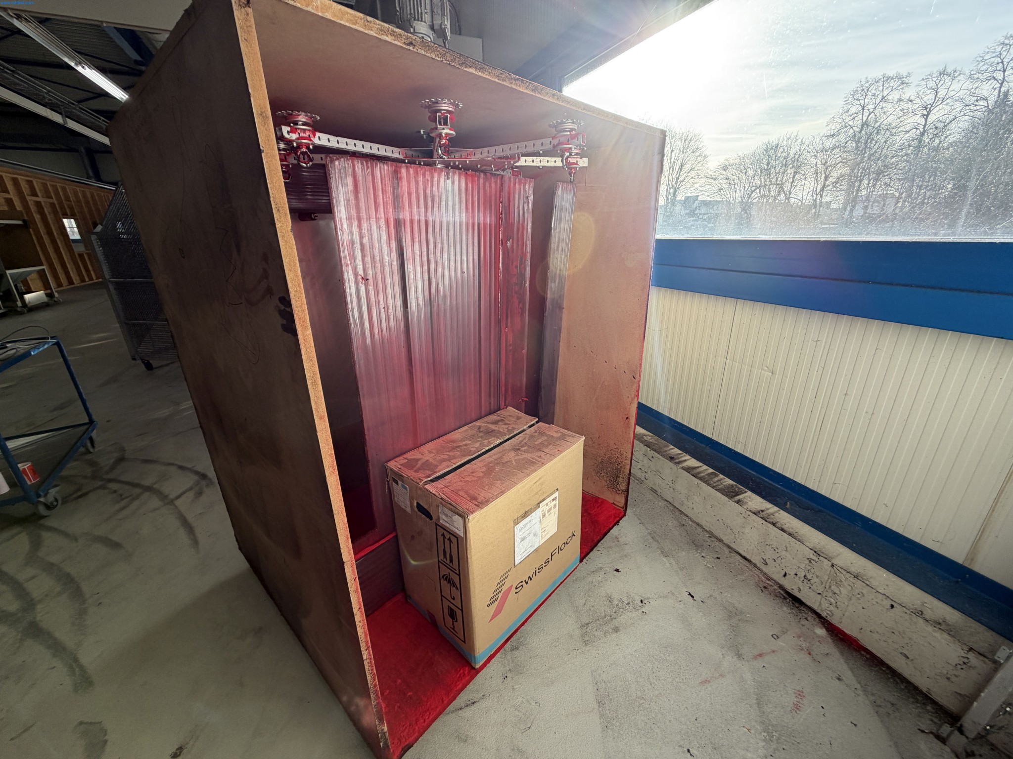 Operating equipment of a technical flocking company-2