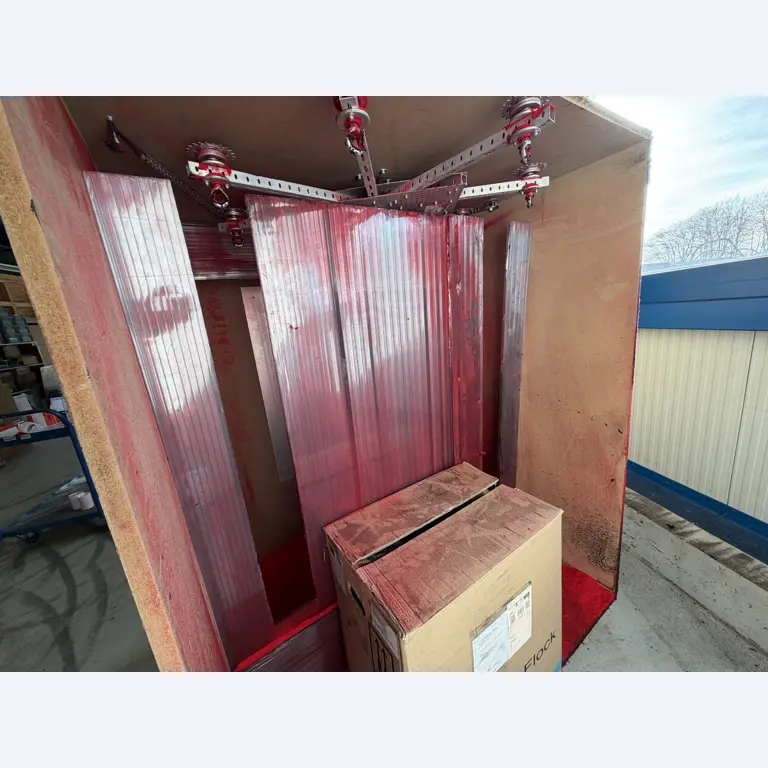 Operating equipment of a technical flocking company-3