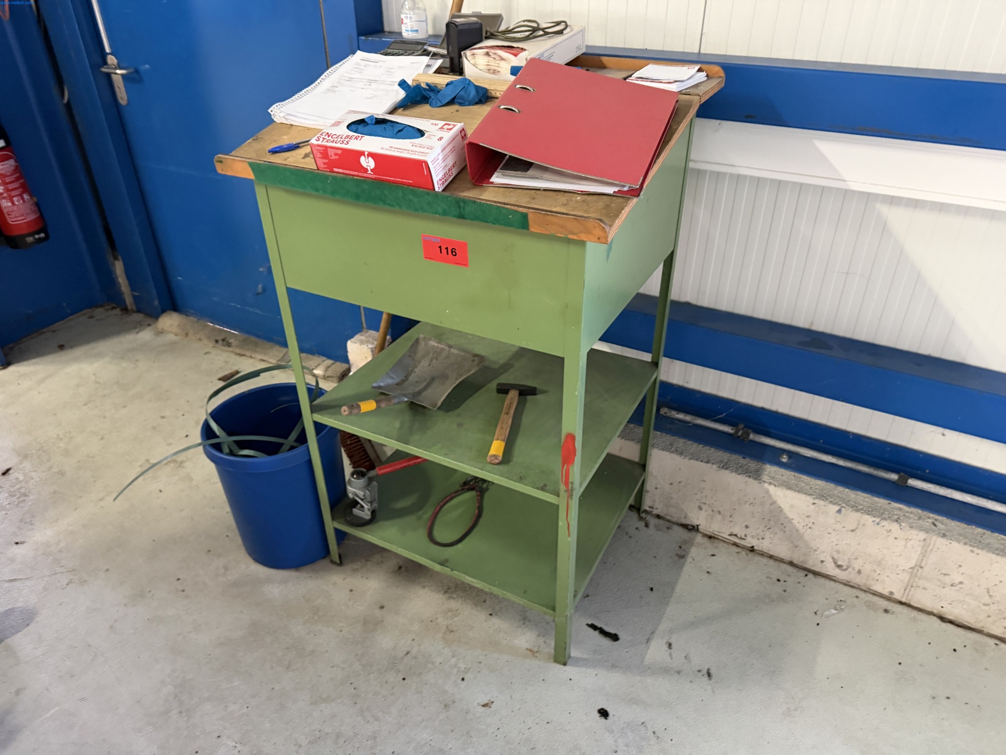 Operating equipment of a technical flocking company-1