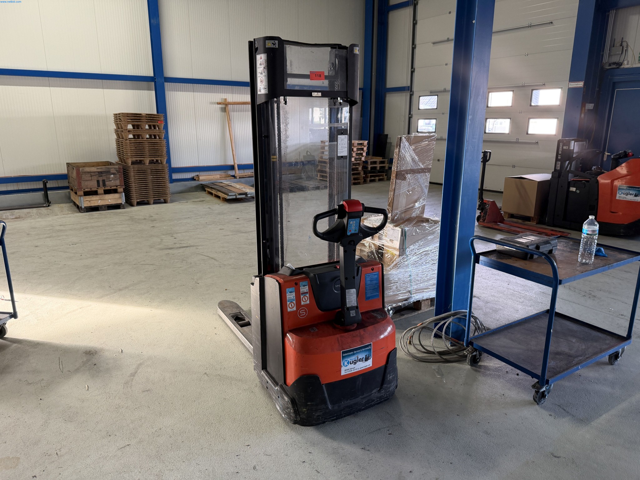 Operating equipment of a technical flocking company-1