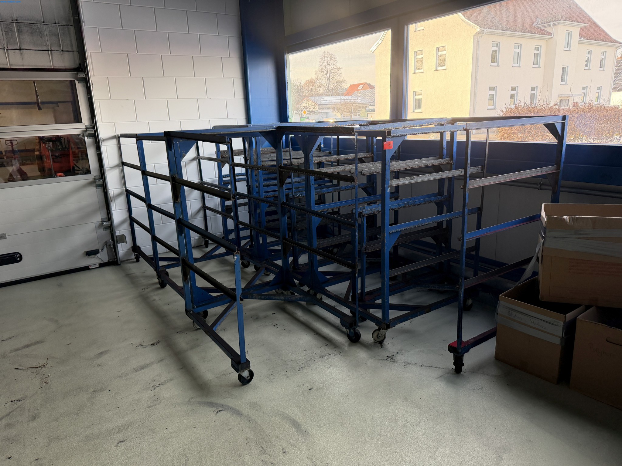 Operating equipment of a technical flocking company-1