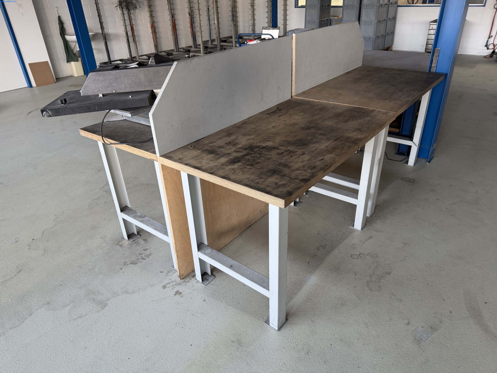 Operating equipment of a technical flocking company-1