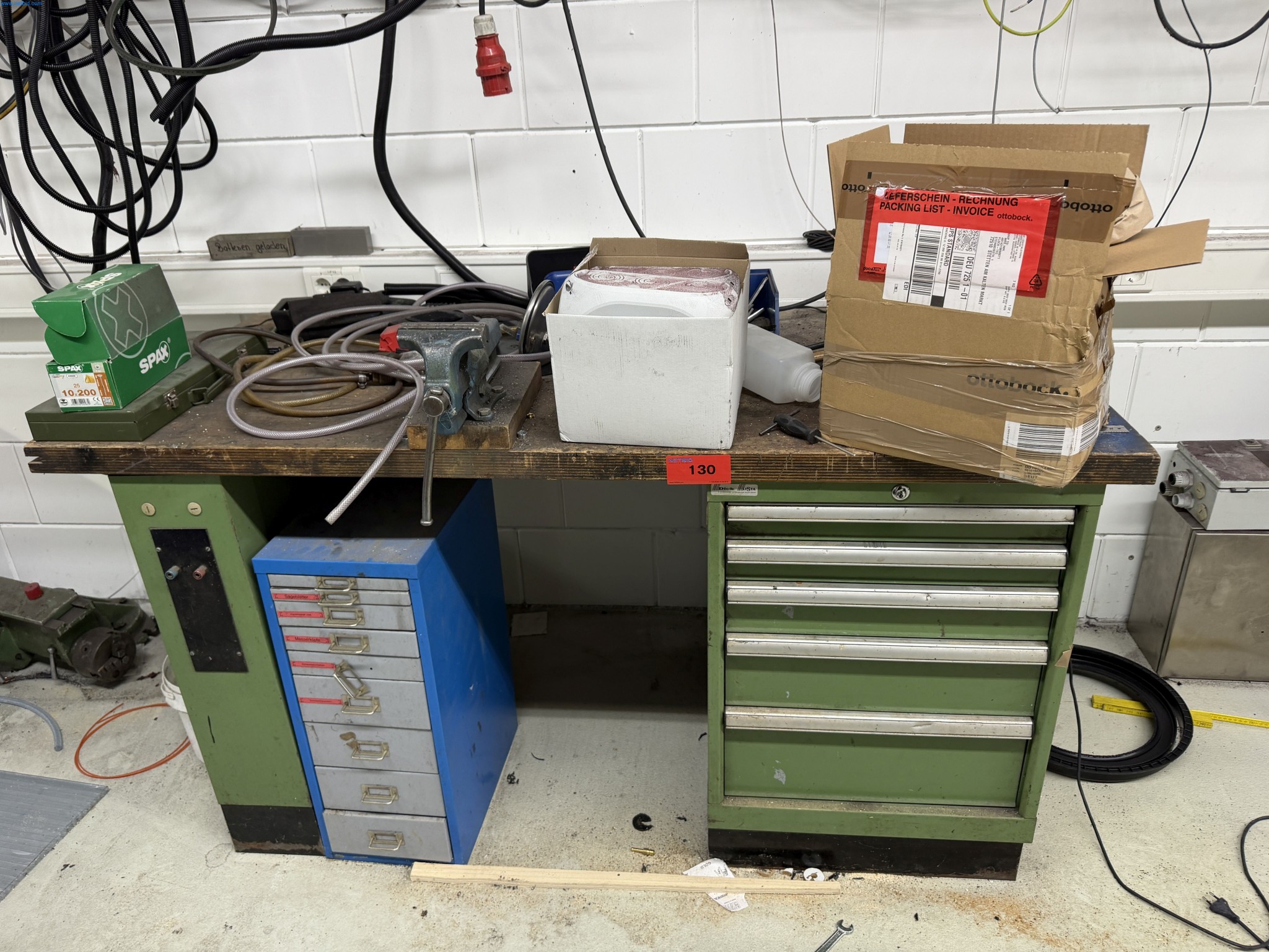 Operating equipment of a technical flocking company-1