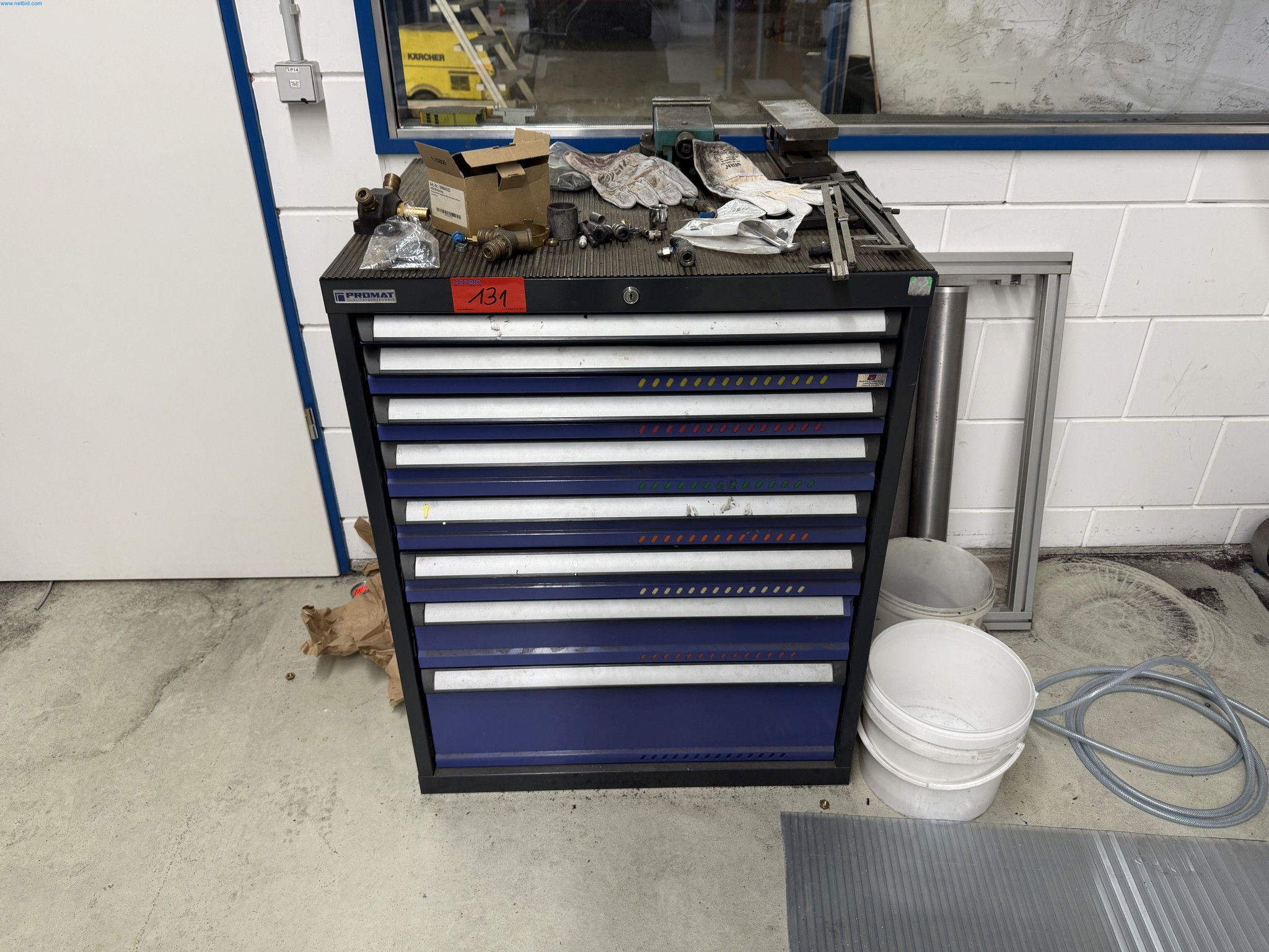 Operating equipment of a technical flocking company-1