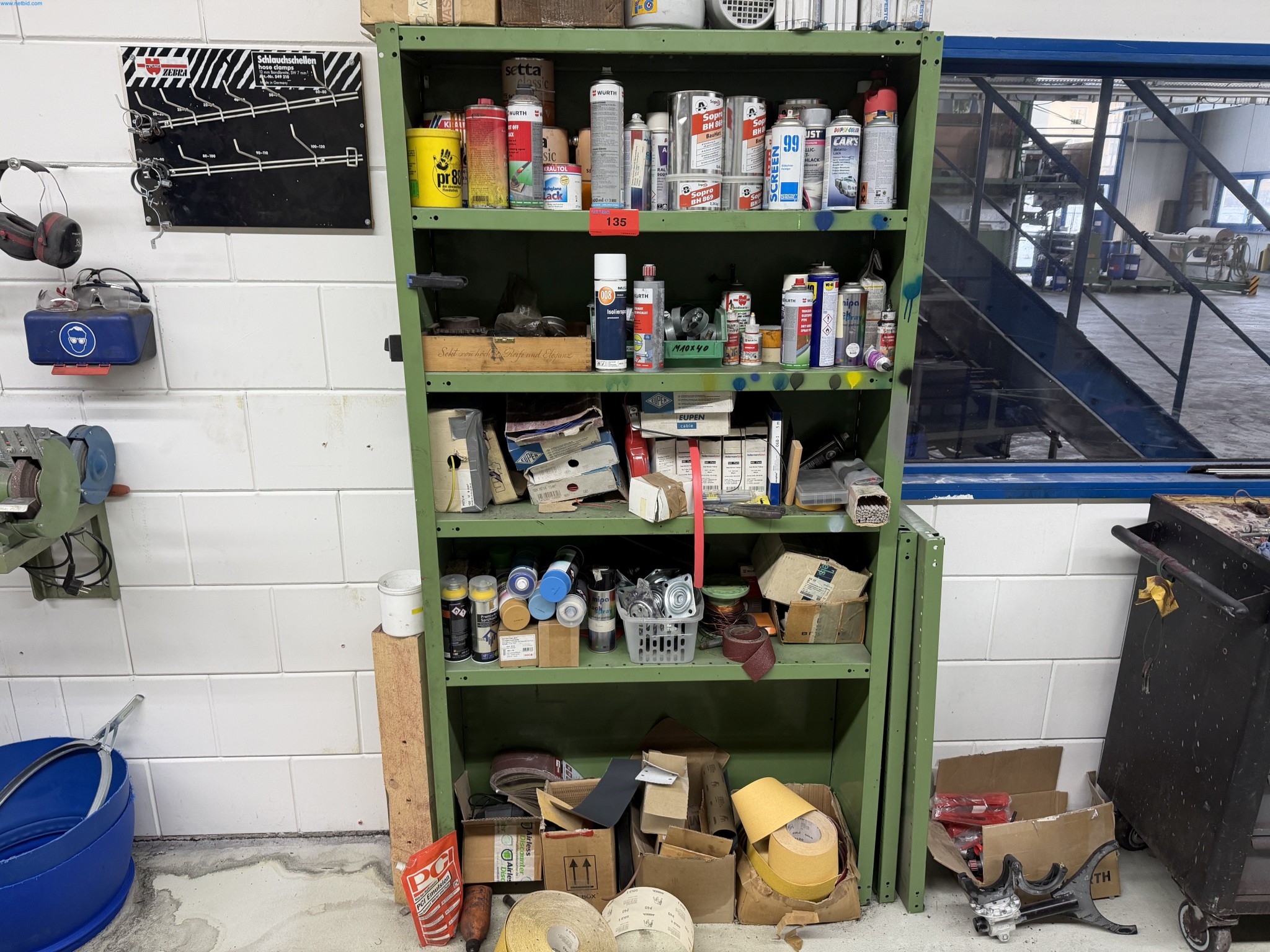 Operating equipment of a technical flocking company-1