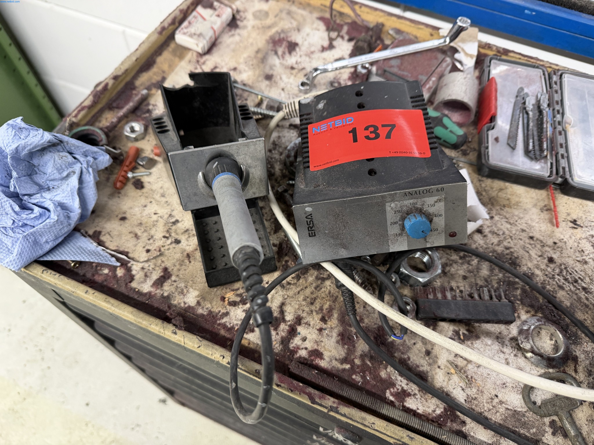 Operating equipment of a technical flocking company-1