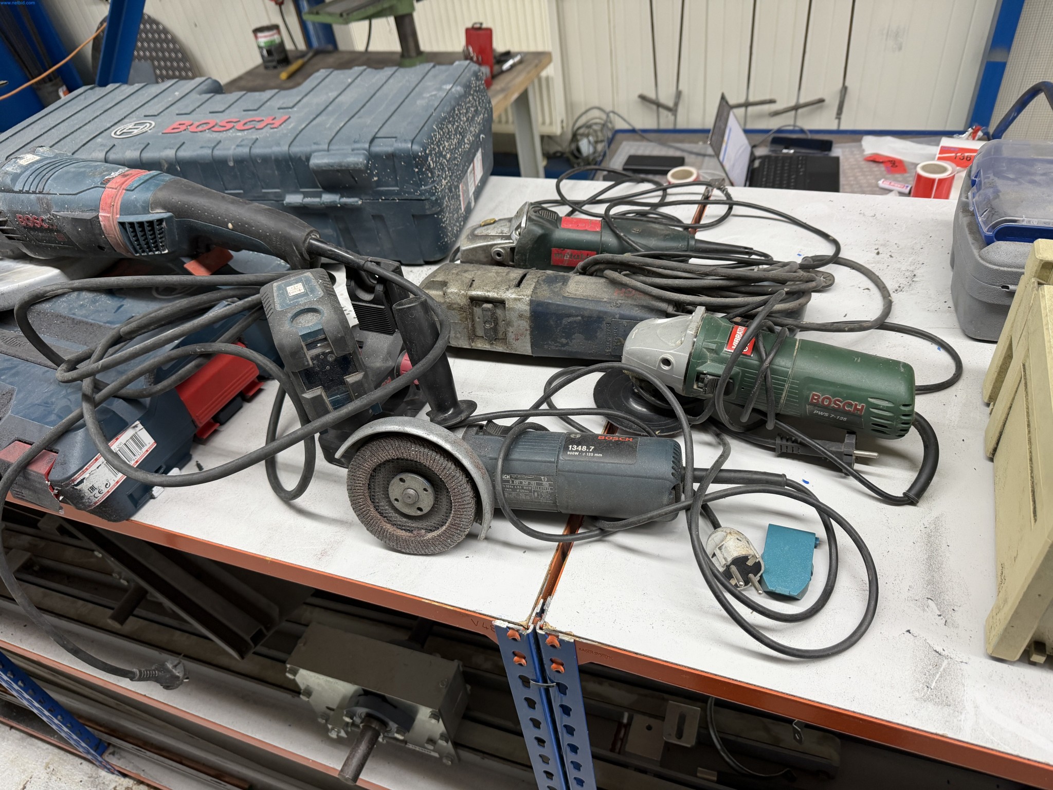 Operating equipment of a technical flocking company-1