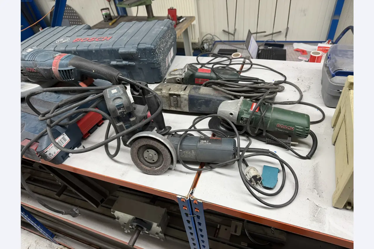 Operating equipment of a technical flocking company-1