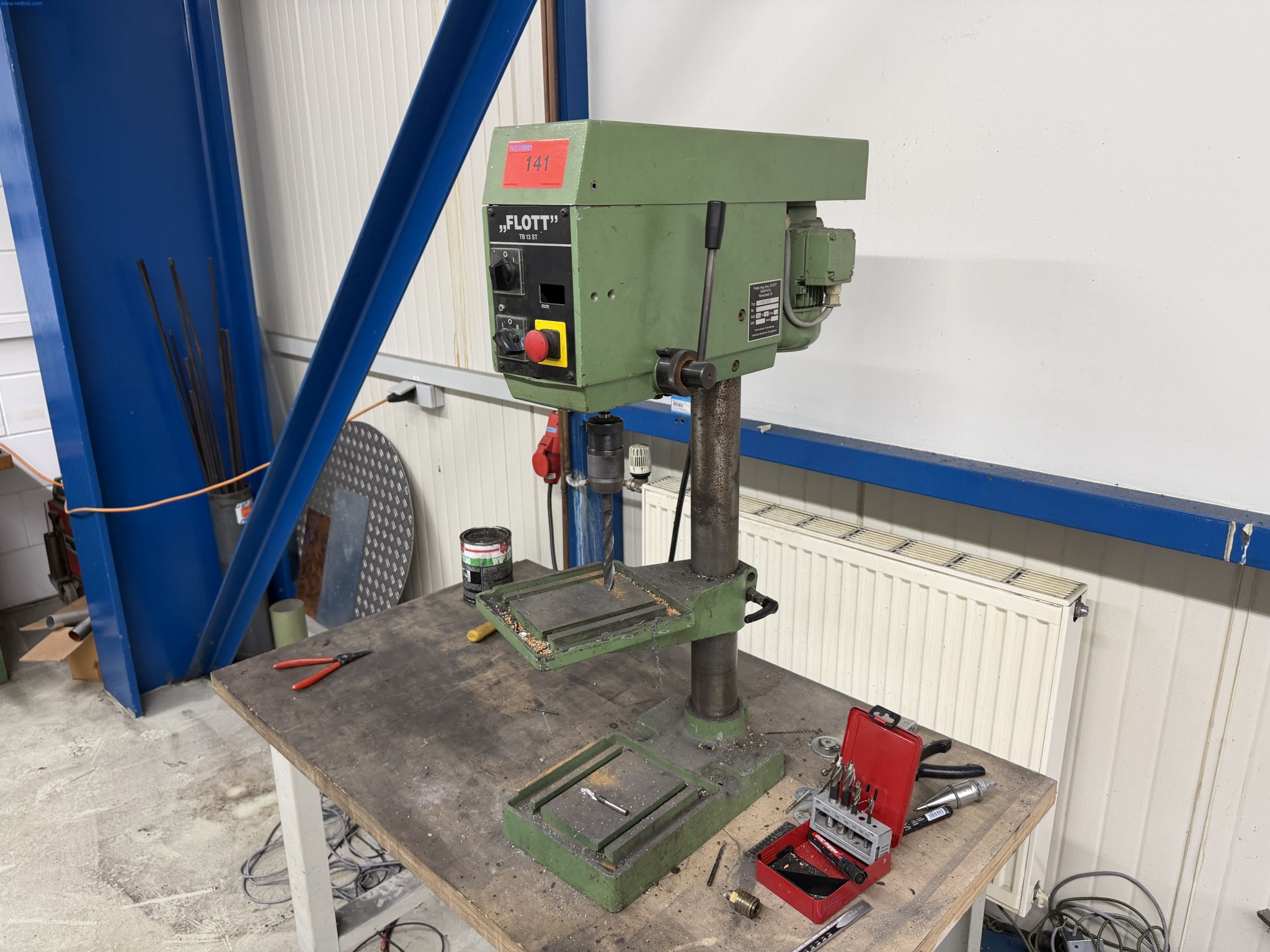 Operating equipment of a technical flocking company-1