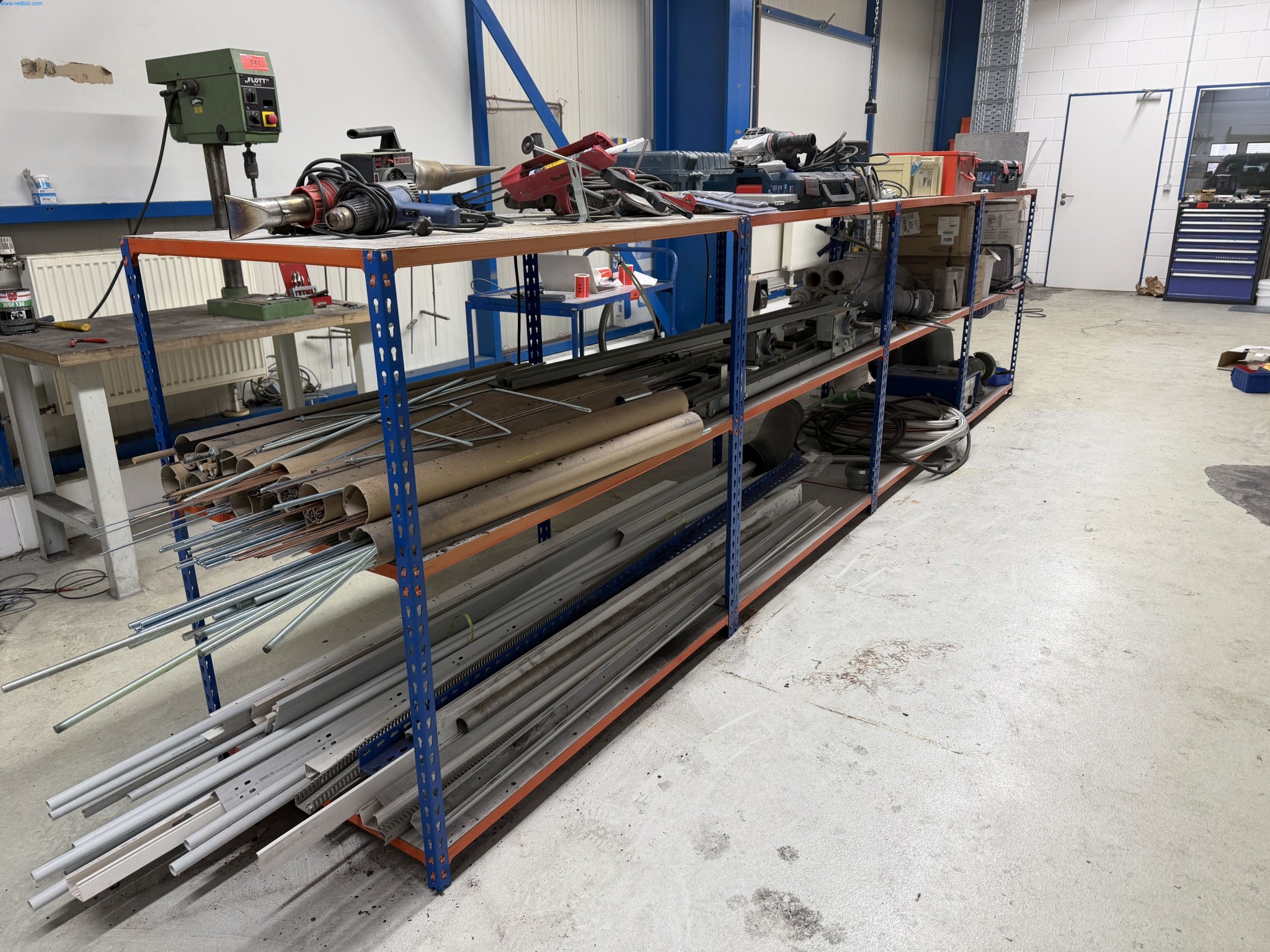 Operating equipment of a technical flocking company-1