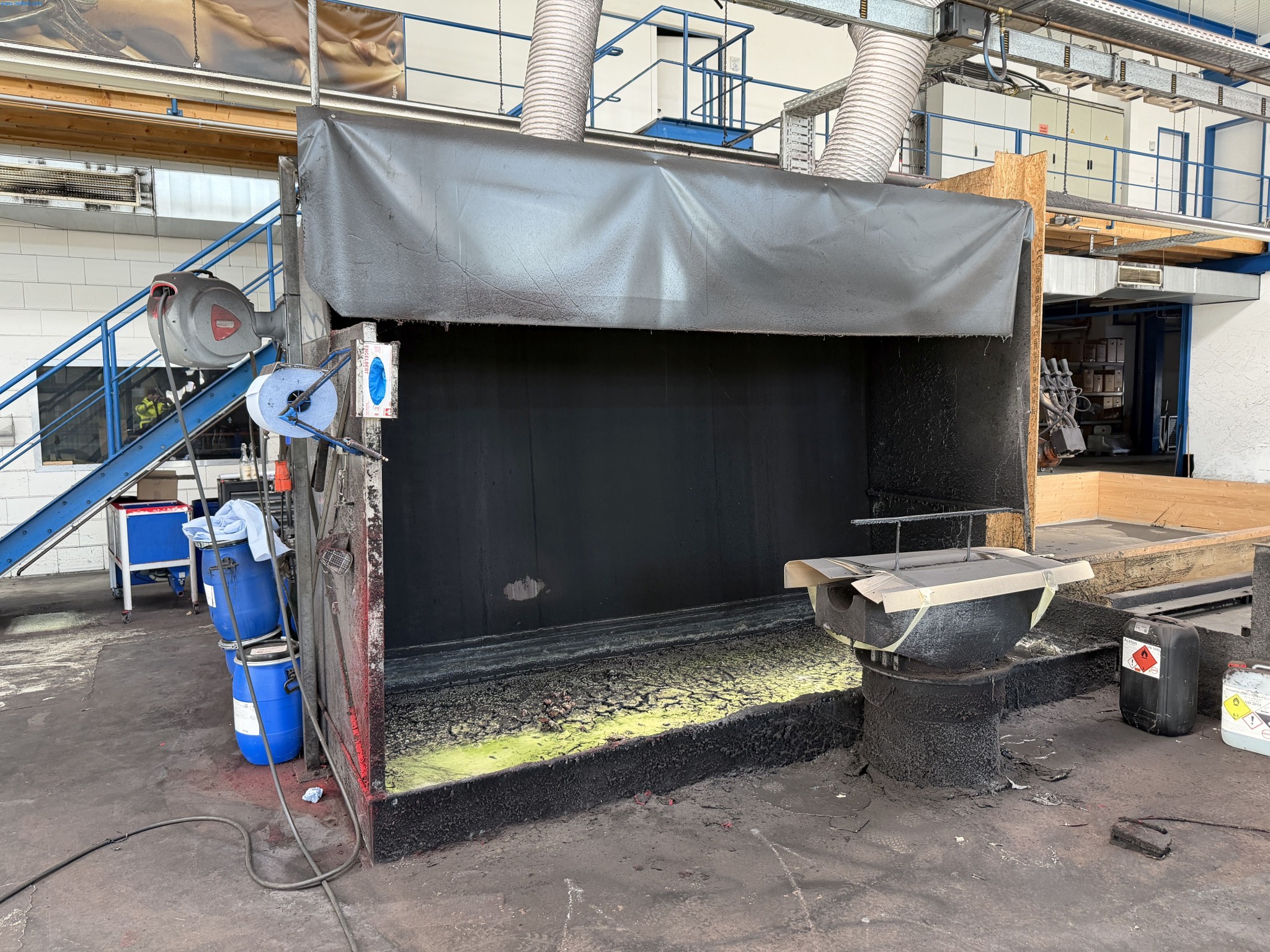 Operating equipment of a technical flocking company-1