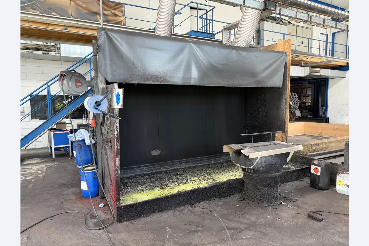 Operating equipment of a technical flocking company-1