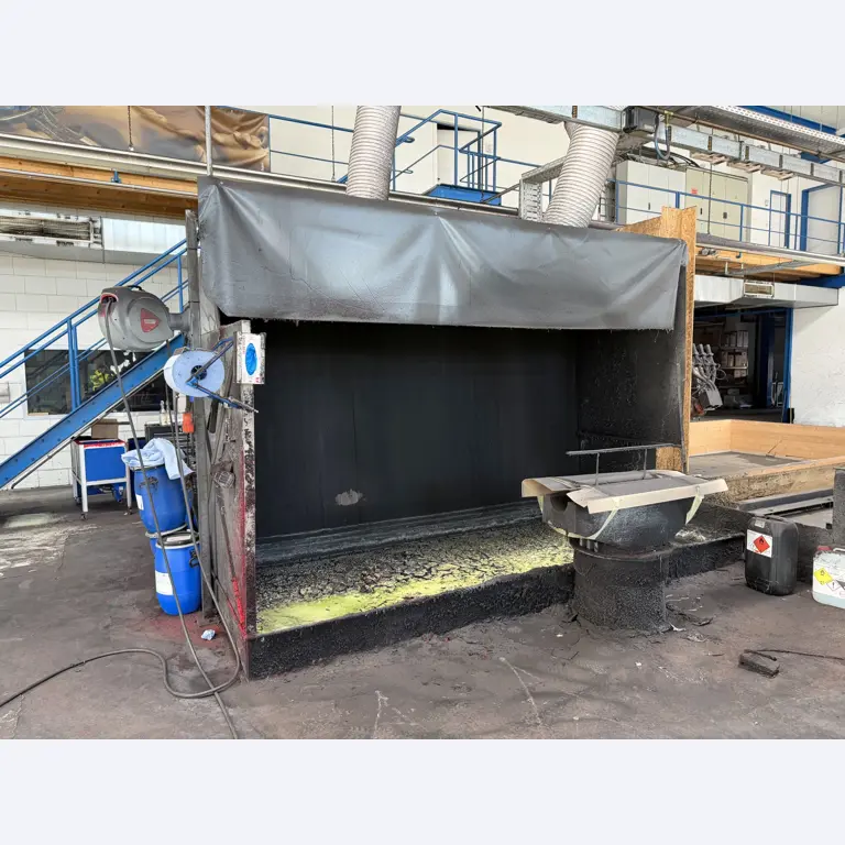 Operating equipment of a technical flocking company-1