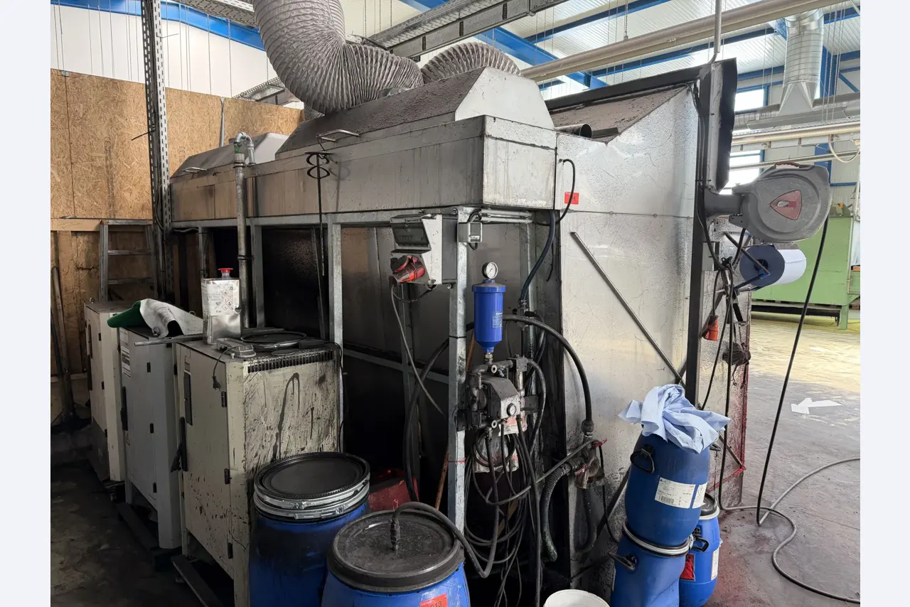 Operating equipment of a technical flocking company-3