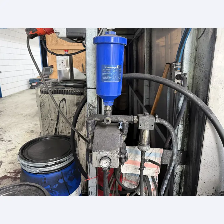 Operating equipment of a technical flocking company-5