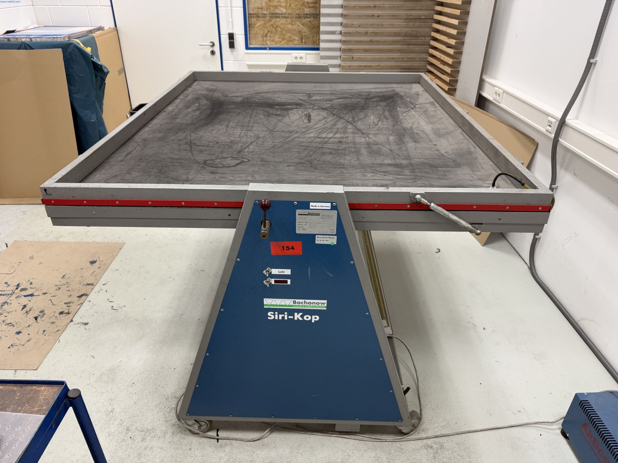 Operating equipment of a technical flocking company-1