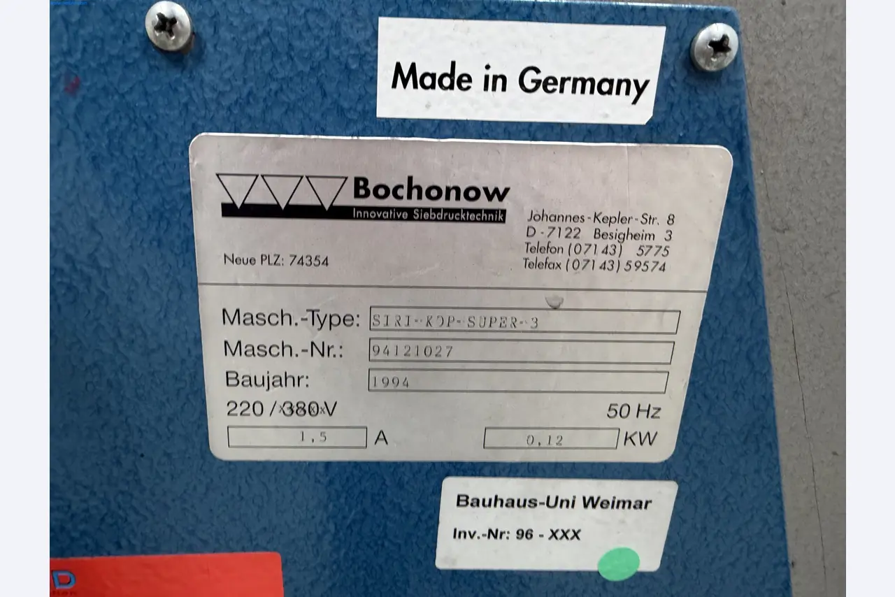 Operating equipment of a technical flocking company-2