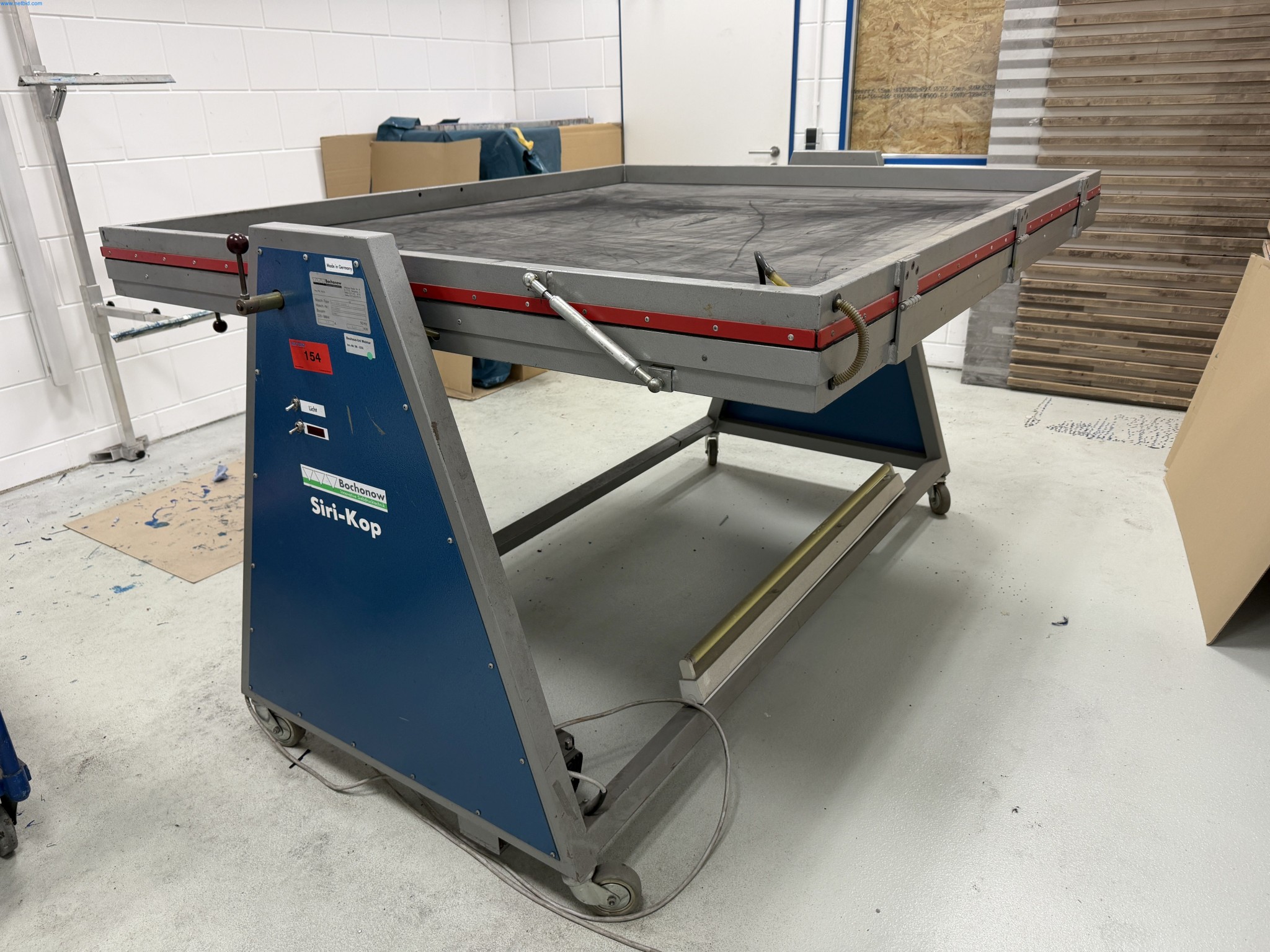 Operating equipment of a technical flocking company-3