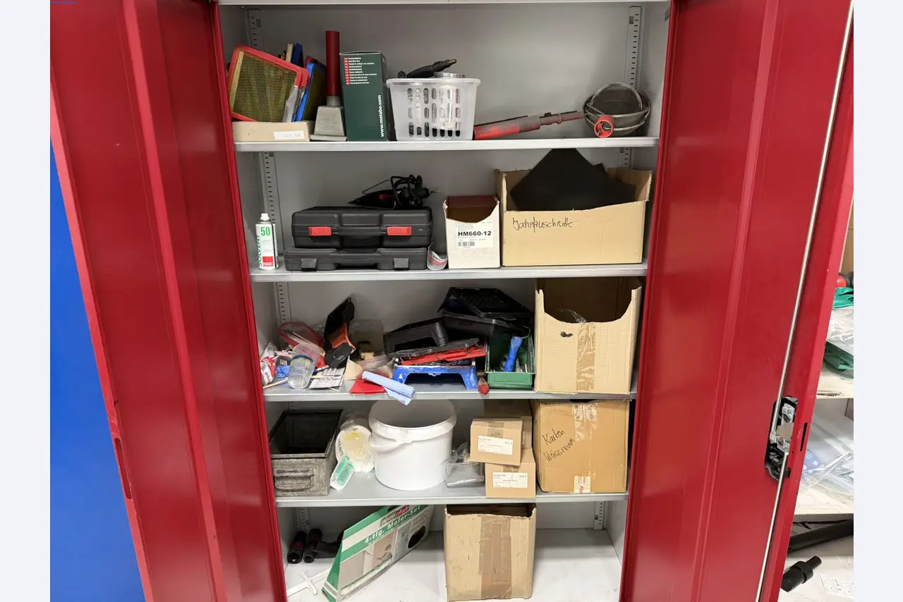 Operating equipment of a technical flocking company-3